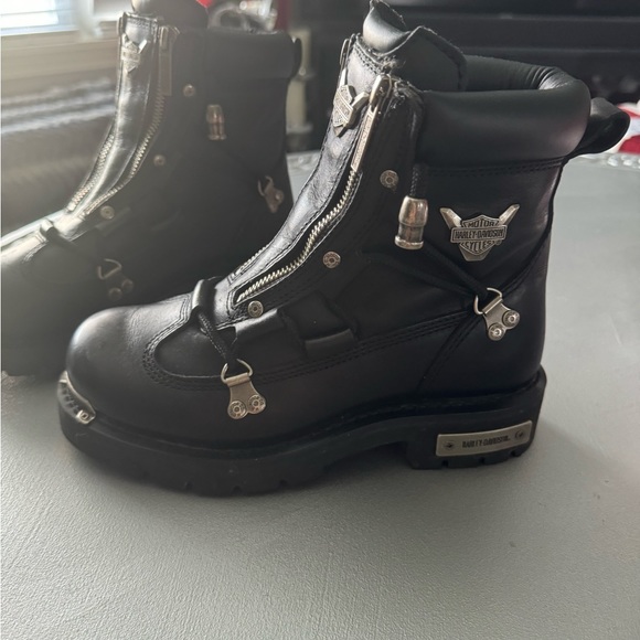 Harley-Davidson Shoes - Harley Davidson Motorcycle double zipper Women’s Boots